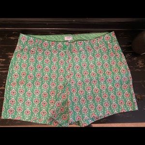 Pink & Green Crown & Ivy Shorts